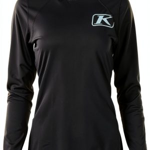 KLIM Aggressor Women's Base Layer Top - Black Large-0