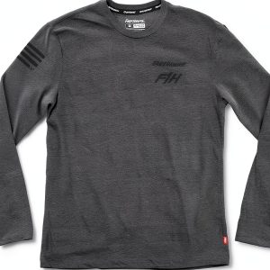 Fasthouse Men's Heather Gray Medium Cycling Jersey-0
