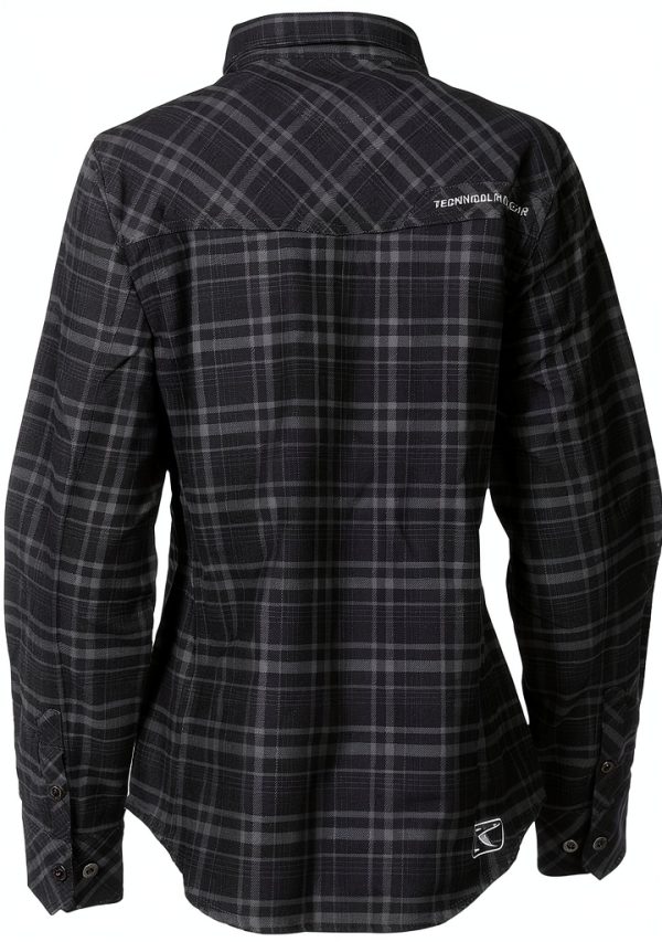 Women's Asphalt Black Medium Pull-On Cotton-Poly Base Layer Top-3