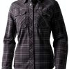 Women's Asphalt Black Medium Pull-On Cotton-Poly Base Layer Top-0
