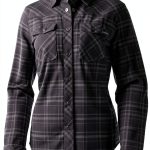 Women's Asphalt Black Medium Pull-On Cotton-Poly Base Layer Top-0