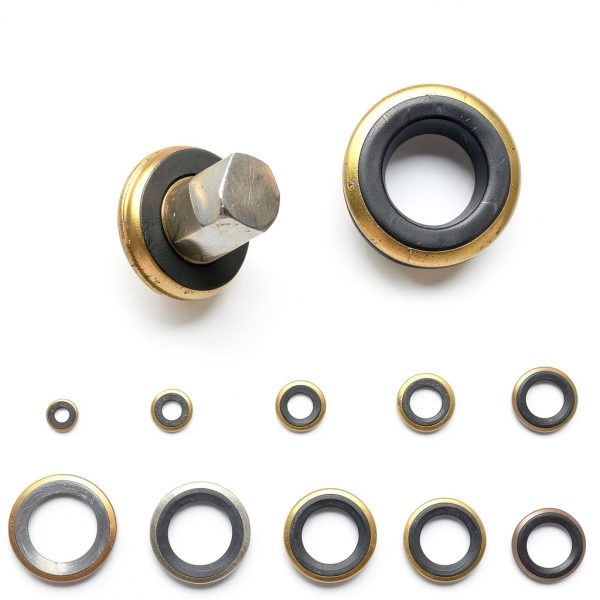 Copper Metric Bonded Seal Dowty Washer 78pcs BUSY-CORNER High Pressure-5