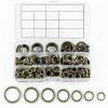 Metric Bonded Sealing Washers MUZHUPGUZ 290pcs NBR Rubber & Steel-0