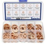 9 Sizes Metric Copper Crush Washers Assortment maierke M5-M14 188pcs-0