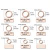 9 Sizes Metric Copper Crush Washers Assortment maierke M5-M14 188pcs-1