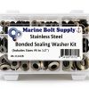 Stainless Steel Neoprene Bonded Sealing Washer Assortment Kit - Marine Bolt Supply 8-111428-3