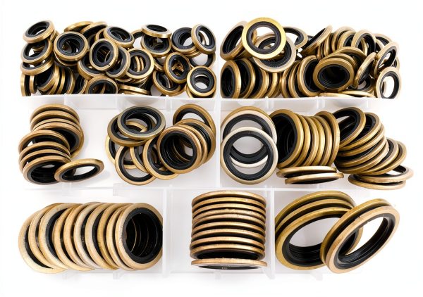 BSP Dowty Self-Centered Bonded Oil Washers 160pcs 7 Sizes Dsnaduo-0
