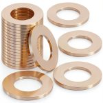 HNYYZL M12 Oil Drain Plug Crush Washer,20Pcs M12 Copper Oil Pan Washer,Copper Crush Washers Sealing Gasket-0