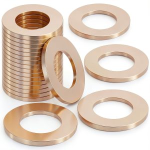 HNYYZL M12 Oil Drain Plug Crush Washer,20Pcs M12 Copper Oil Pan Washer,Copper Crush Washers Sealing Gasket-0