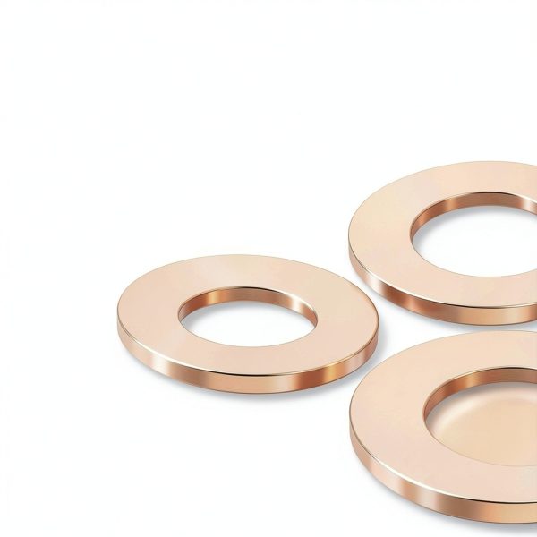 HNYYZL M12 Oil Drain Plug Crush Washer,20Pcs M12 Copper Oil Pan Washer,Copper Crush Washers Sealing Gasket-6