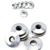 138 pcs Stainless Steel EPDM Bonded Sealing Neoprene Rubber Washers for #4/ #5/ #6 Screws-3