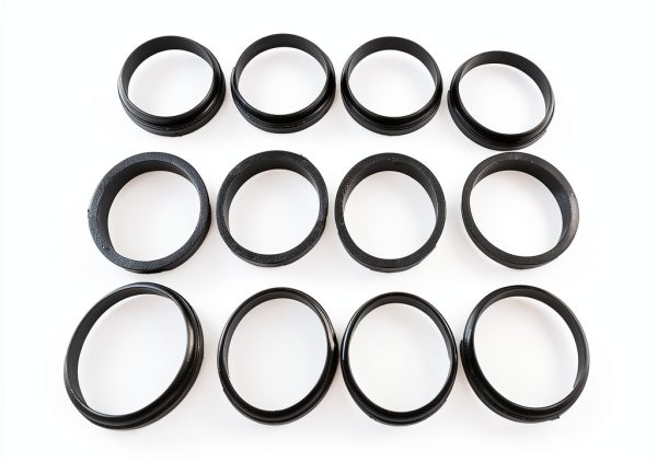 12-Pack Slip Joint Washer, 1-1/2 in, TPR Rubber, 1-1/2" Tubular Pipe p-Trap Seal Washer for Sink Drain-0