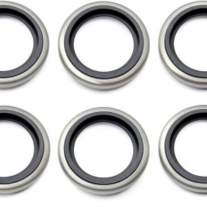 50Pcs 1/2" BSP Bonded Sealing Washers 21.54 x 28.58 x 2.5mm for Hydraulic System Industrial Sealing-0