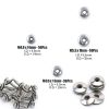 138 pcs Stainless Steel EPDM Bonded Sealing Neoprene Rubber Washers for #4/ #5/ #6 Screws-1