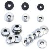 138 pcs Stainless Steel EPDM Bonded Sealing Neoprene Rubber Washers for #4/ #5/ #6 Screws-0