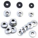 138 pcs Stainless Steel EPDM Bonded Sealing Neoprene Rubber Washers for #4/ #5/ #6 Screws-0