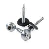 200Pcs 304 Stainless Steel Neoprene EPDM Bonded Sealing Gasket Washers Assortment Kit for 8#/10#/12#/14# Screws-3