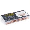 Toolwiz 150PCS 15 Sizes Copper Washers Metric Sealing Assortment Set M17.5-M5 Flat Ring Sump Plug Crush Washer Oil Drain Plug Gasket Seal Assortment Set M5/6/7/8/10/10.5/11/12/12.5/14/15/16/16.5/17.5-6