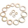 Toolwiz 150PCS 15 Sizes Copper Washers Metric Sealing Assortment Set M17.5-M5 Flat Ring Sump Plug Crush Washer Oil Drain Plug Gasket Seal Assortment Set M5/6/7/8/10/10.5/11/12/12.5/14/15/16/16.5/17.5-5
