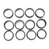12-Pack Slip Joint Washer, 1-1/2 in, TPR Rubber, 1-1/2" Tubular Pipe p-Trap Seal Washer for Sink Drain-1