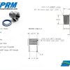 Stainless Steel Adapter 3/8 Inch NPT Female x 3/8 Inch BSPP Male with Sealing Washer, Zinc-Plated Steel Washer with Buna-N Seal, Max Pressure 3700 PSI, Temperature Range -30°F to 200°F-5