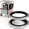 50Pcs 1/2" BSP Bonded Sealing Washers 21.54 x 28.58 x 2.5mm for Hydraulic System Industrial Sealing-2