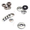 138 pcs Stainless Steel EPDM Bonded Sealing Neoprene Rubber Washers for #4/ #5/ #6 Screws-4
