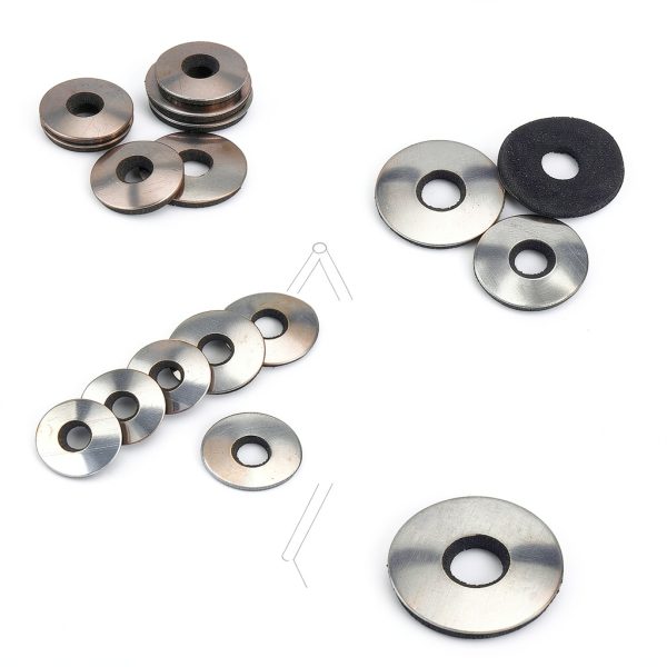 138 pcs Stainless Steel EPDM Bonded Sealing Neoprene Rubber Washers for #4/ #5/ #6 Screws-4